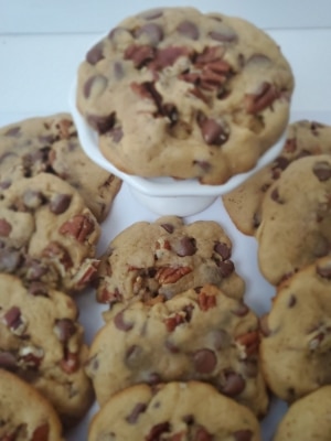 Chocolate Chip Pecan Cookies-