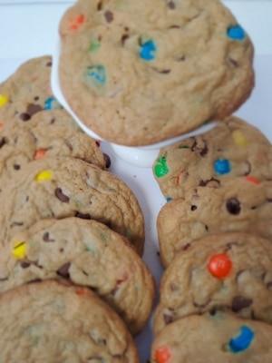 Chocolate Chip M&M Cookies-